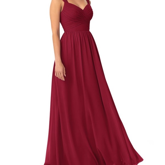 Azazie Raine Bridesmaid/Homecoming/Prom Dress in Burgundy!! + FREE GARMENT  BAG!!